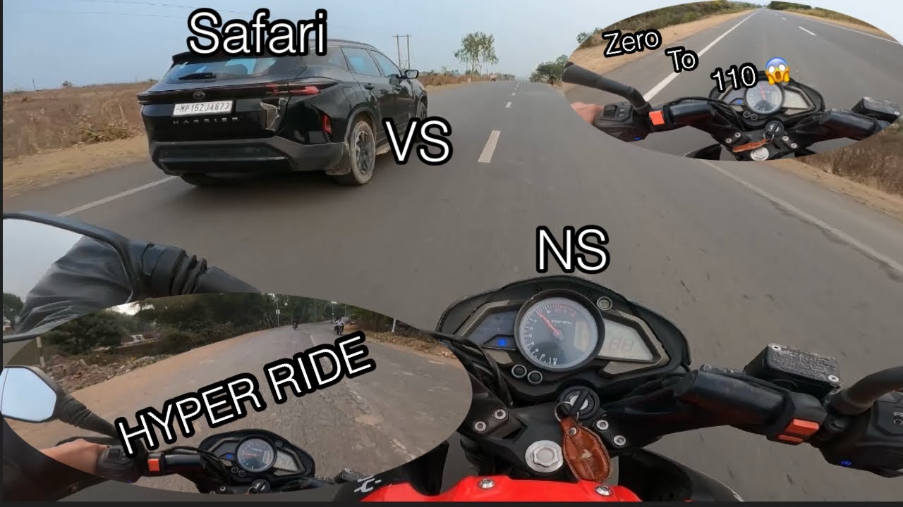 NS Hyper Ride||Motovlog||Pulsar Ns160 Hyper Ride||Safari Vs Pulsar NS||#ns160#ns200