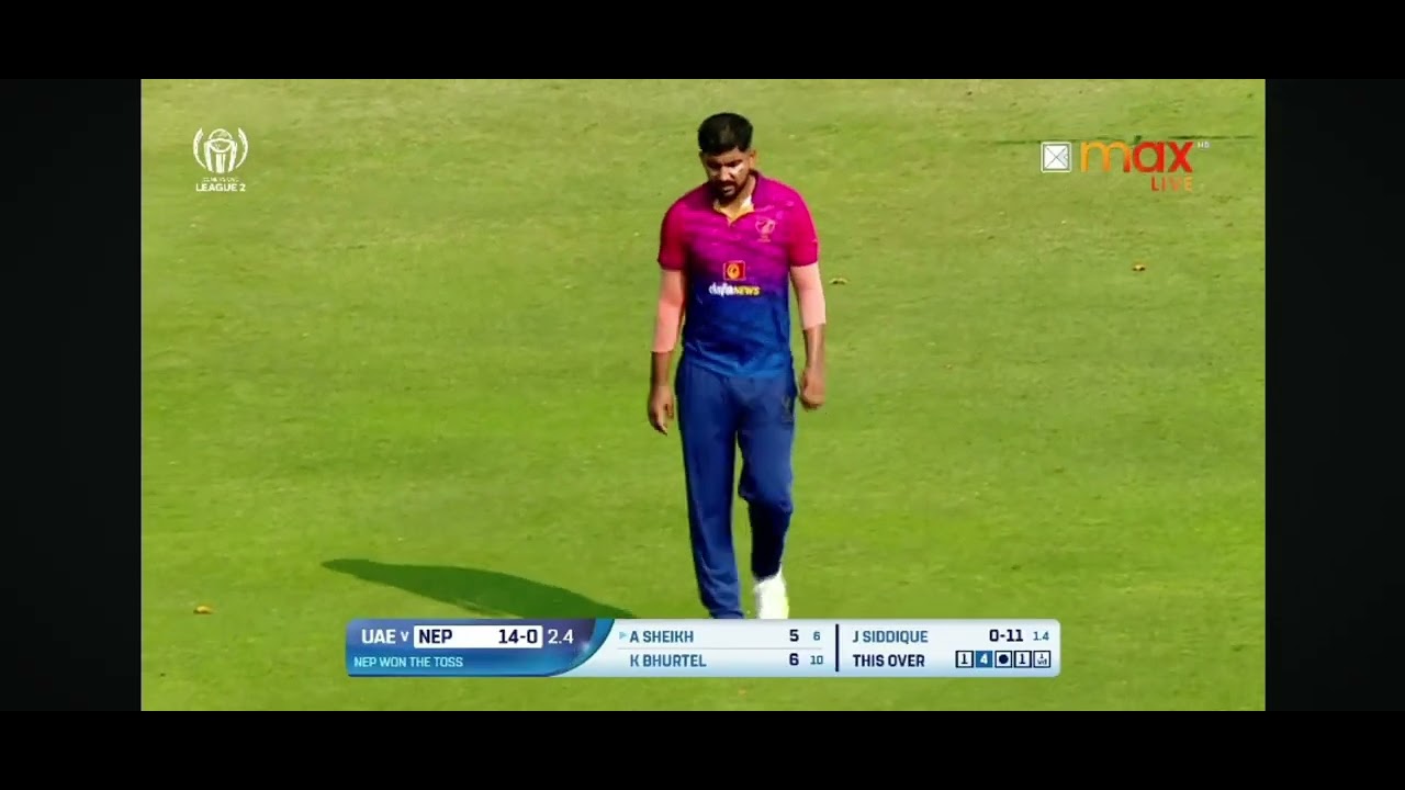 Nepal vs UAE CRICKET live 