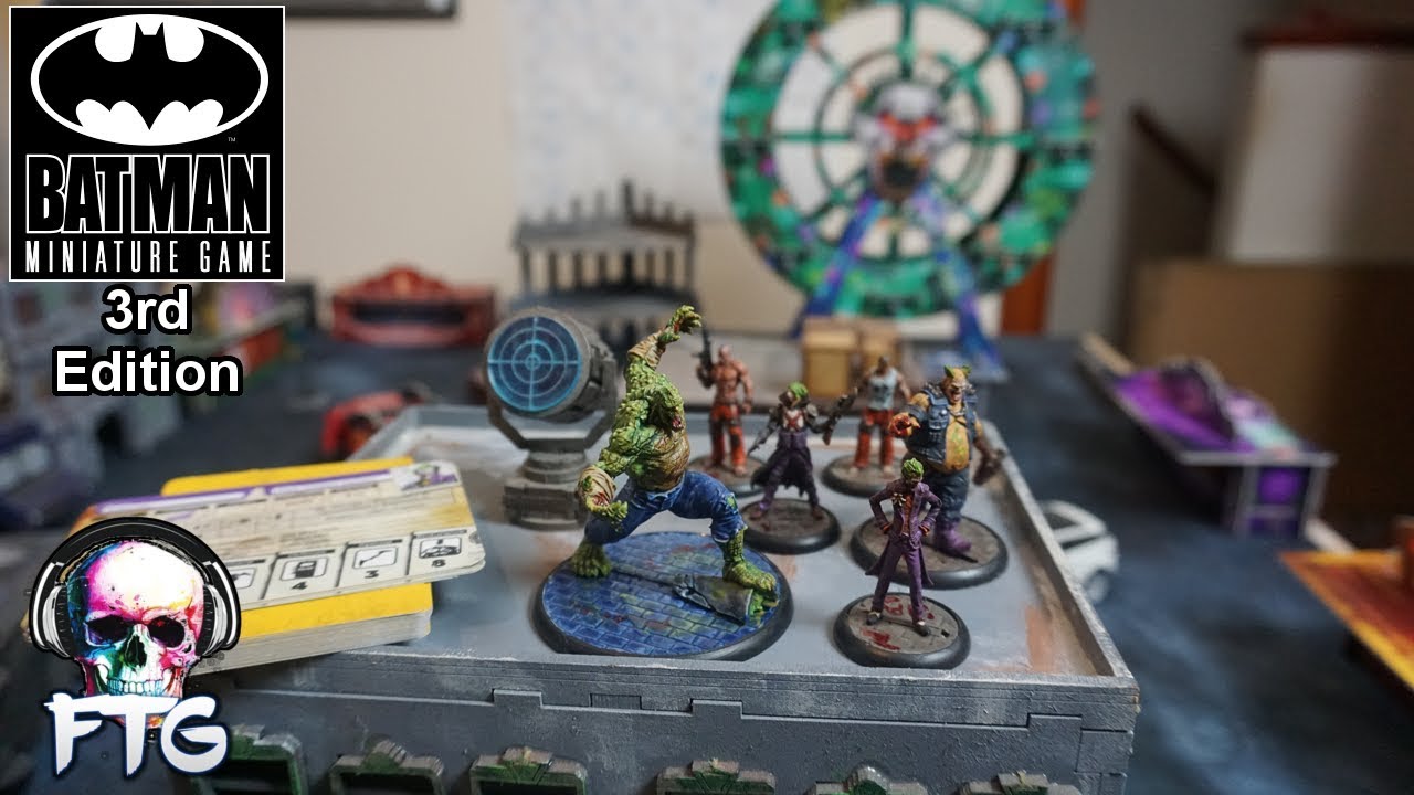 3rd Edition Batman Miniature Game - Batman VS Joker
