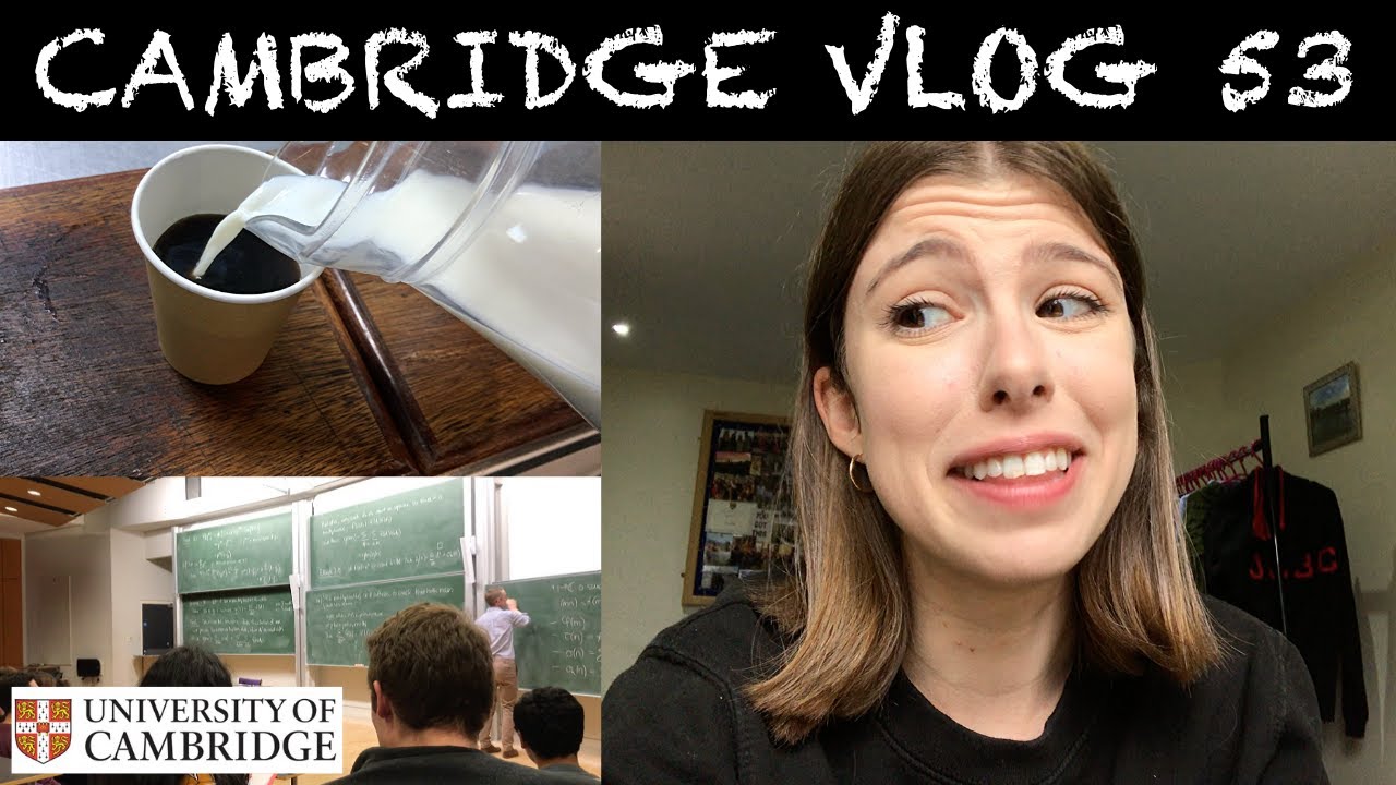 CAMBRIDGE VLOG 53: довольно болтливое видео с лекциями и перерывами на кофе