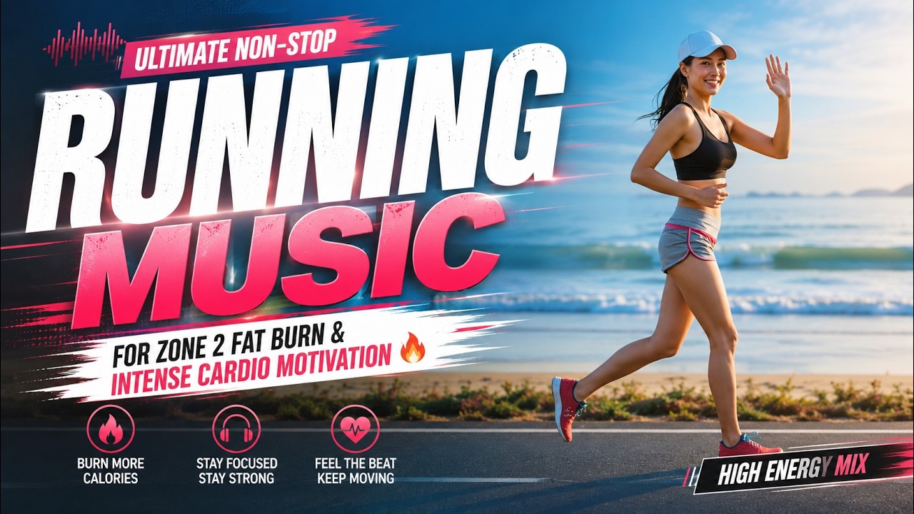2026 Running Music 🔥 Ultimate Non-Stop Workout Mix for Zone 2 Fat Burn & Intense Cardio Motivation