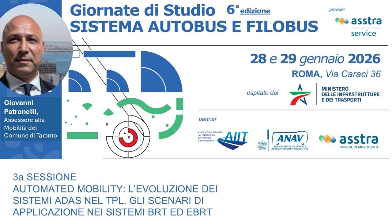 Giovanni Patronelli, Assessore alla Mobilità del Comune di Taranto