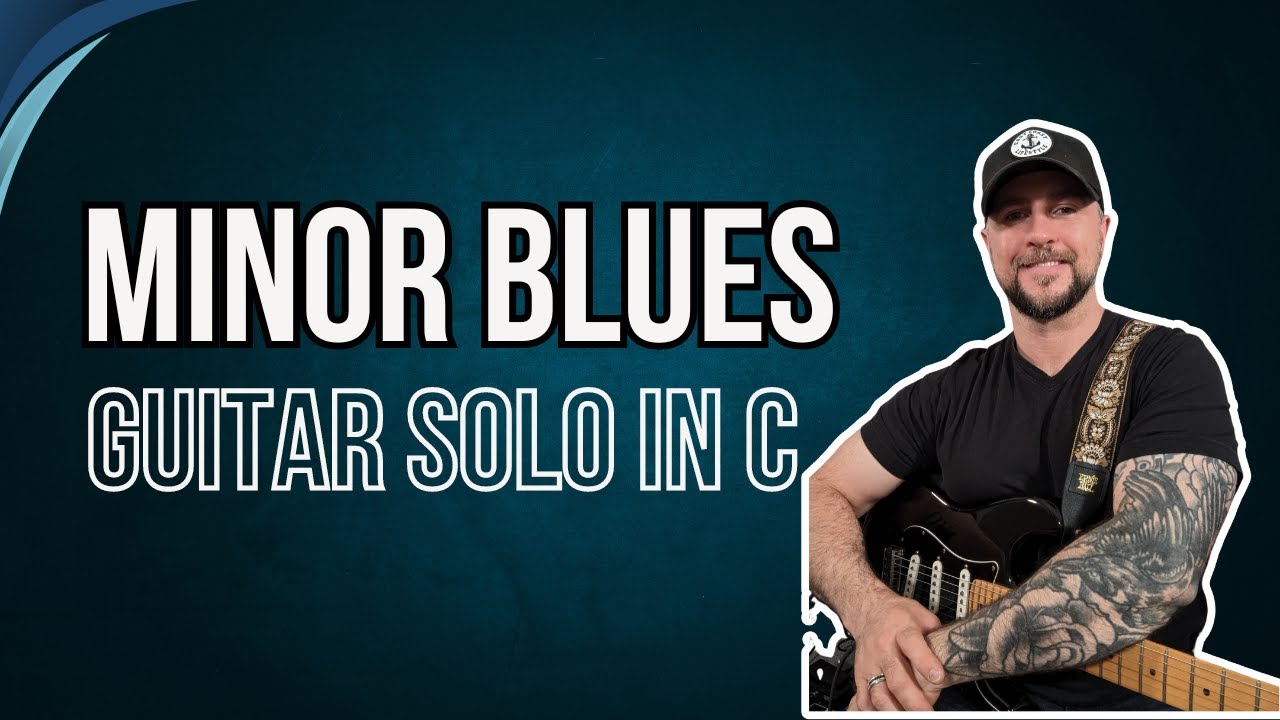 Expressive Minor Blues Guitar Solo Instrumental