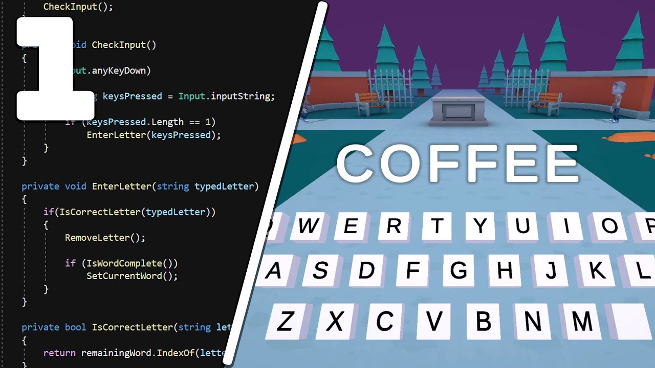 Basic Typing Game with Unity [01]