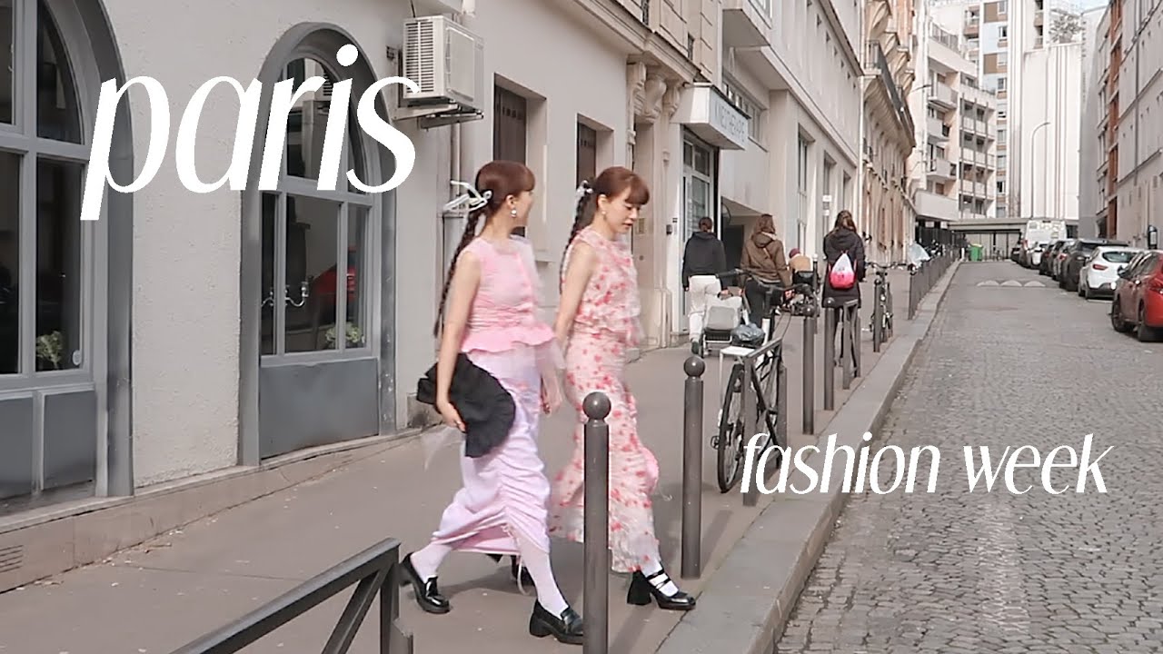our first Paris fashion week 2024 (twin looks, behind the scenes)