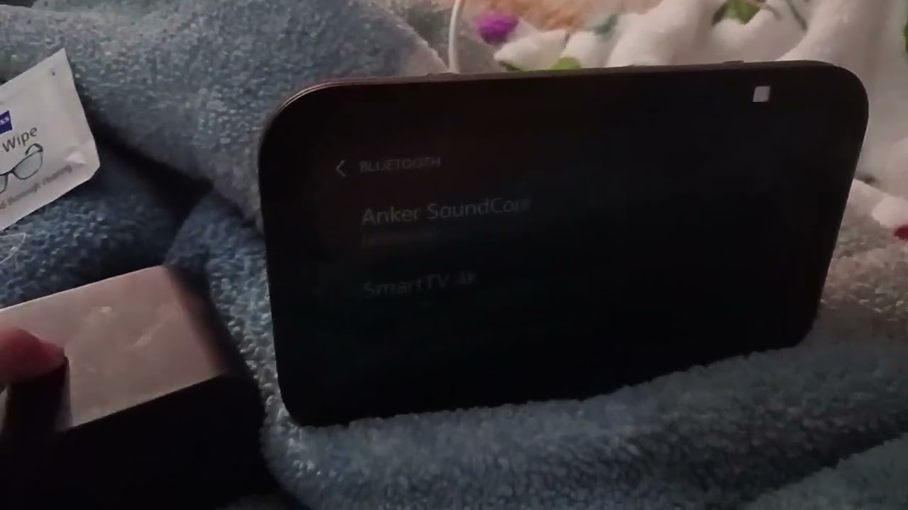 Connecting Anker soundcore to Echo Show 5  Bluetooth