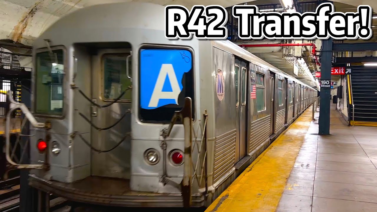 ⁴ᴷ⁶⁰ R42 Transfer between Coney Island Yard and 207th Street Yard!