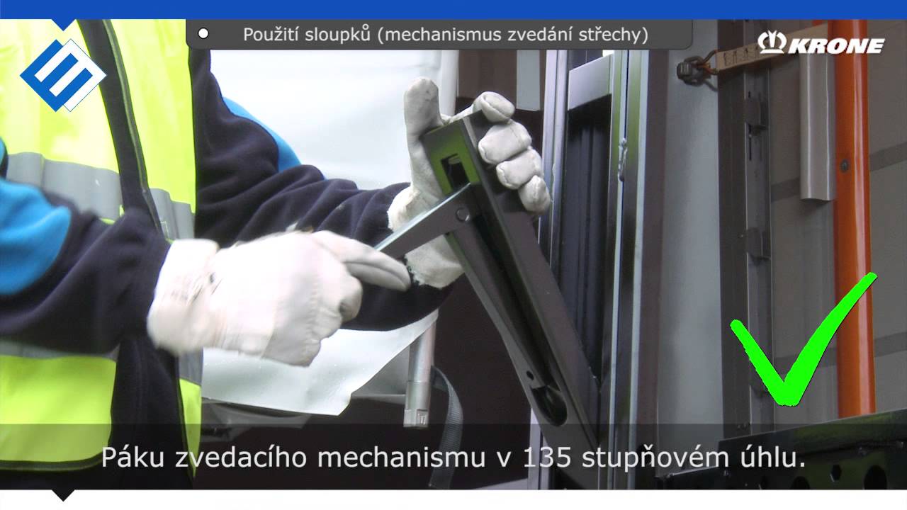 5.7 Použití sloupků (mechanismus zvedání střechy)