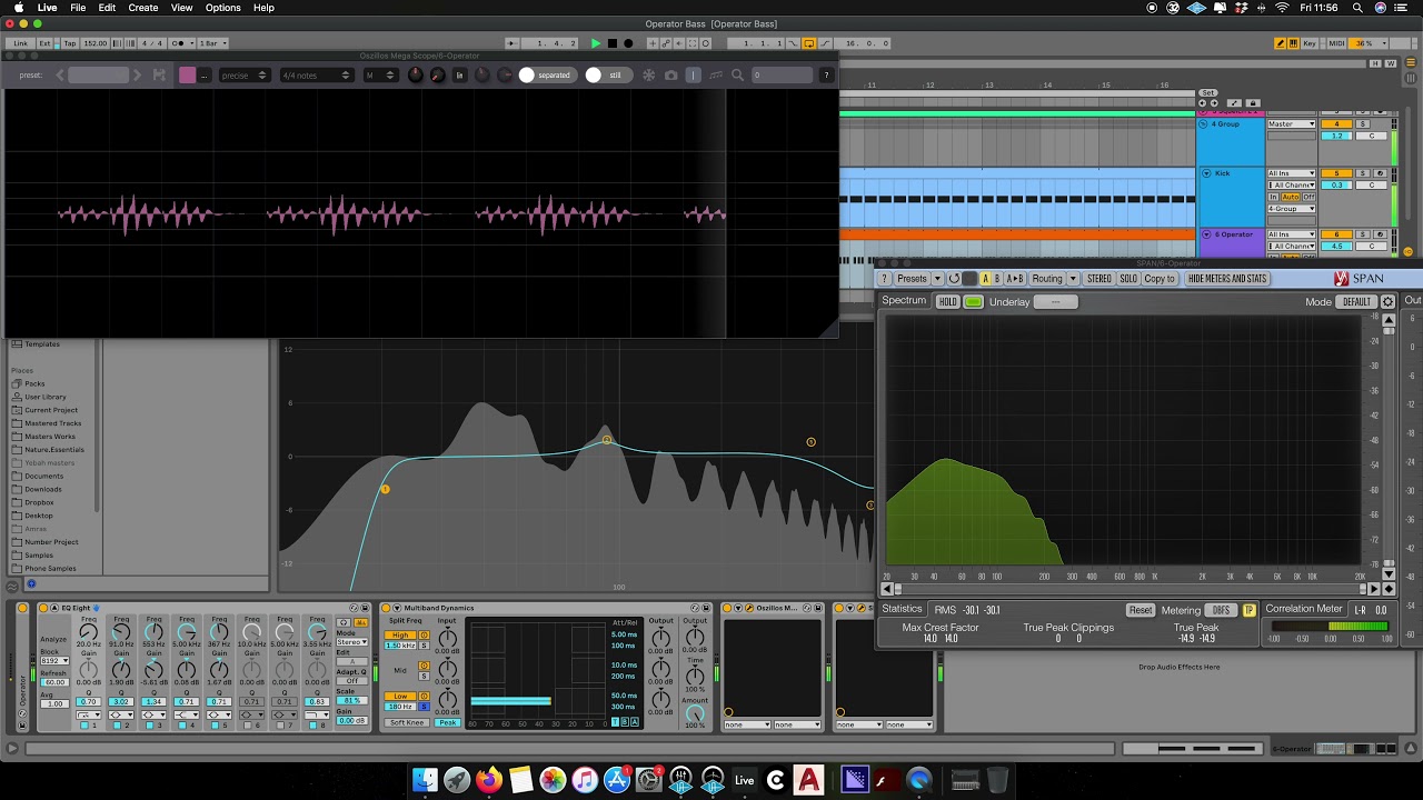 👽🪐✨ Forest / Dark / Psytrance Bassline with Ableton Operator ✨🪐👽