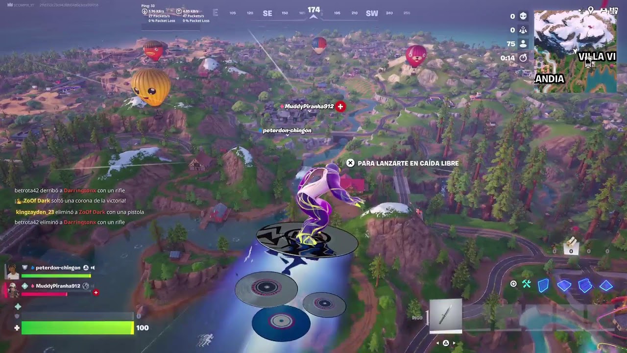 Fornite Con Random el wason en los controles