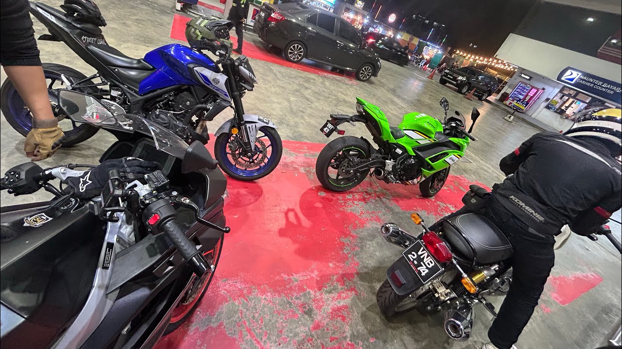 Bhp to exit Genting Highlands Sunday night ride Ninja 650 x Continental x GT 650 x RS 457 x MT25