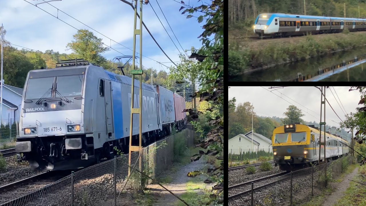 3 dagar med tåg i Jonsered, september 2024 / 3 days with Trains in Jonsered, september 2024