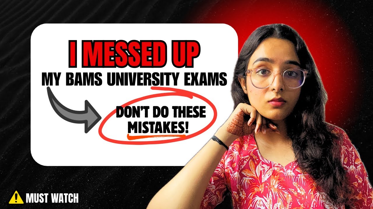 MISTAKES to avoid in your BAMS EXAMS😱 #bams#mbbs#trending#motivation#exam#study#sanskrit#ayurveda