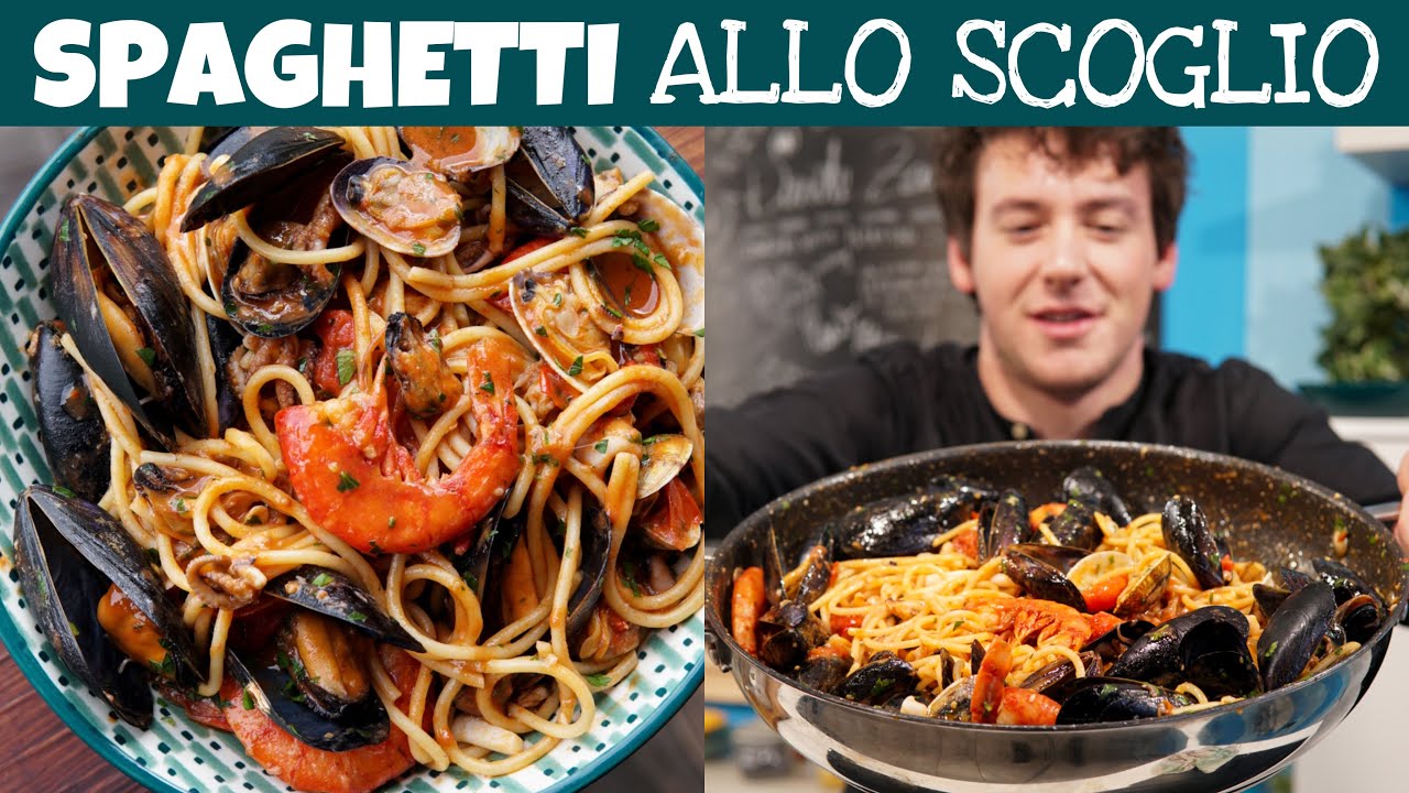 SPAGHETTI ALLO SCOGLIO come al ristorante: RICETTA PERFETTA per un sugo strepitoso | Davide Zambelli