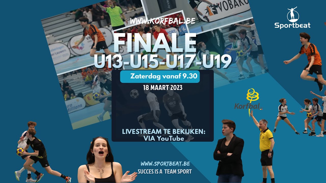 Jeugdfinales Korfbal 18 maart 2023