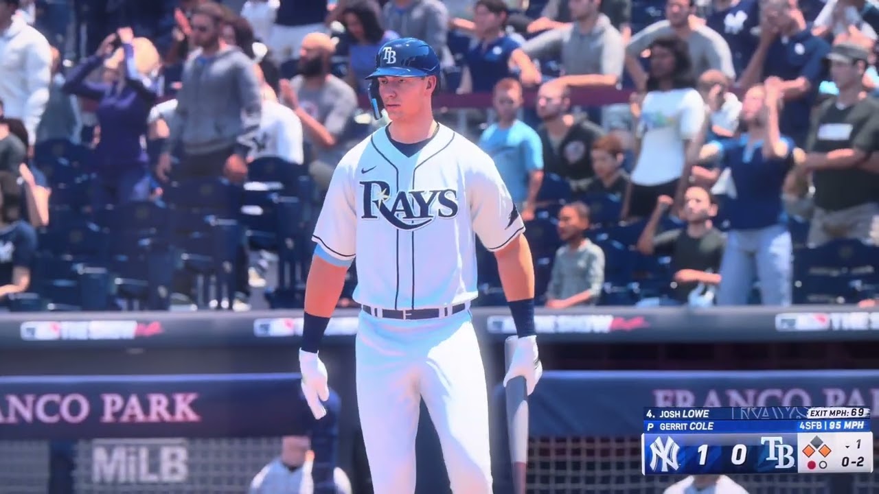 Yankees vs Rays MLB the show 24 full game 2026 spring training 3/17/26￼￼