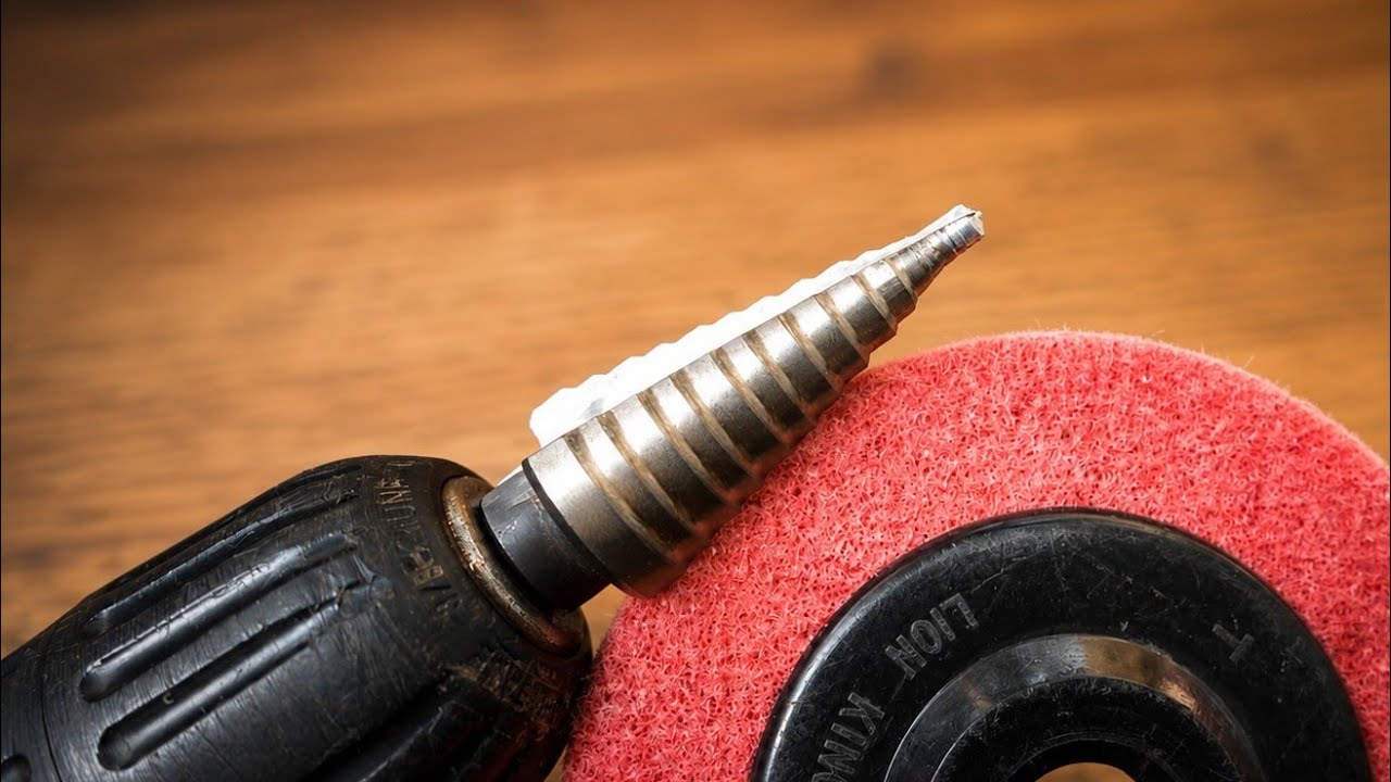 Drilling steel is just like drilling wood! How to sharpen tower drill bits