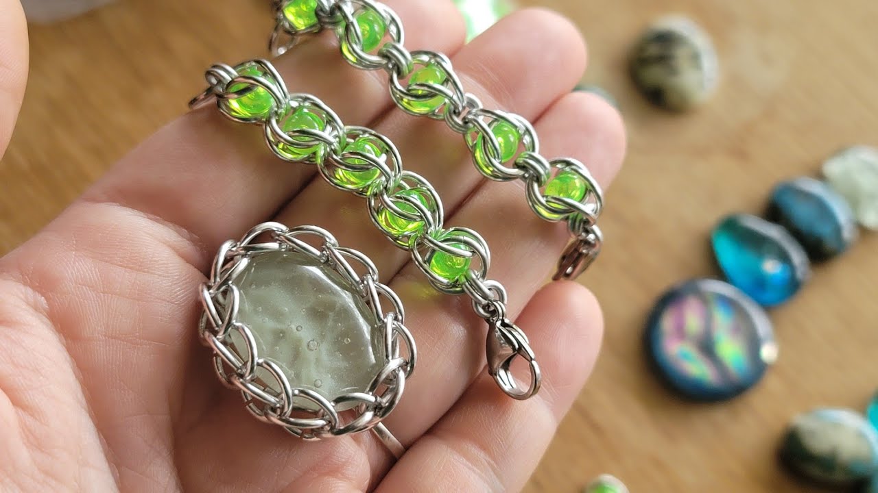 Captive Bead Chainmaille Bracelet May 2025 Craft Along Kit and Bonus Projects