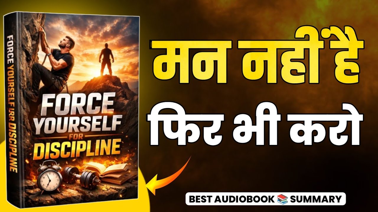 Force Yourself For Discipline | Complete Hindi Audiobook Summary | Change Your Life in 30 Days