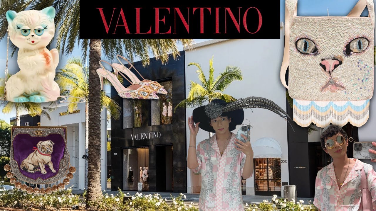 VALENTINO RODEO DRIVE VLOG!  (FT Le Chat La Maison Minudiere Cat Clutch!)