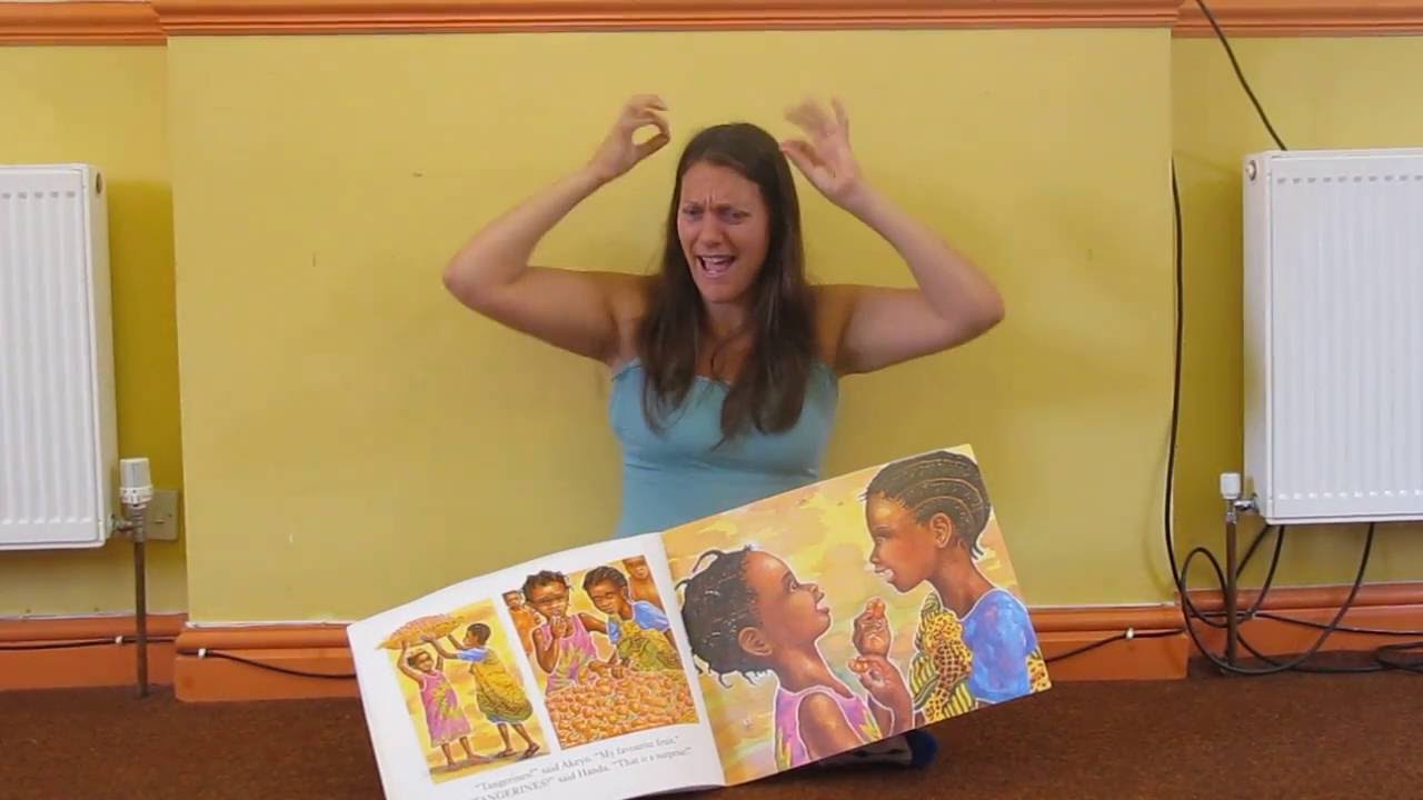 Handa's surprise - British Sign Language (BSL) and read aloud (author Eileen Browne)