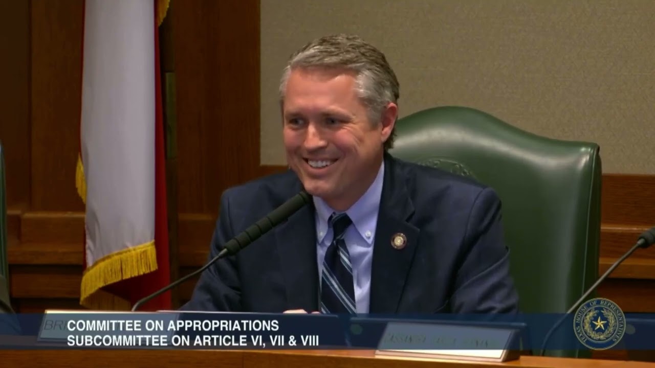 Rep. Harrison asks questions of the Texas Water Development Board on their  hiring practices