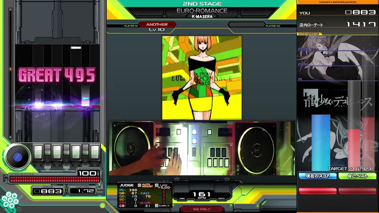 【beatmania IIDX】EURO-ROMANCE / K-MASERA SPA FC