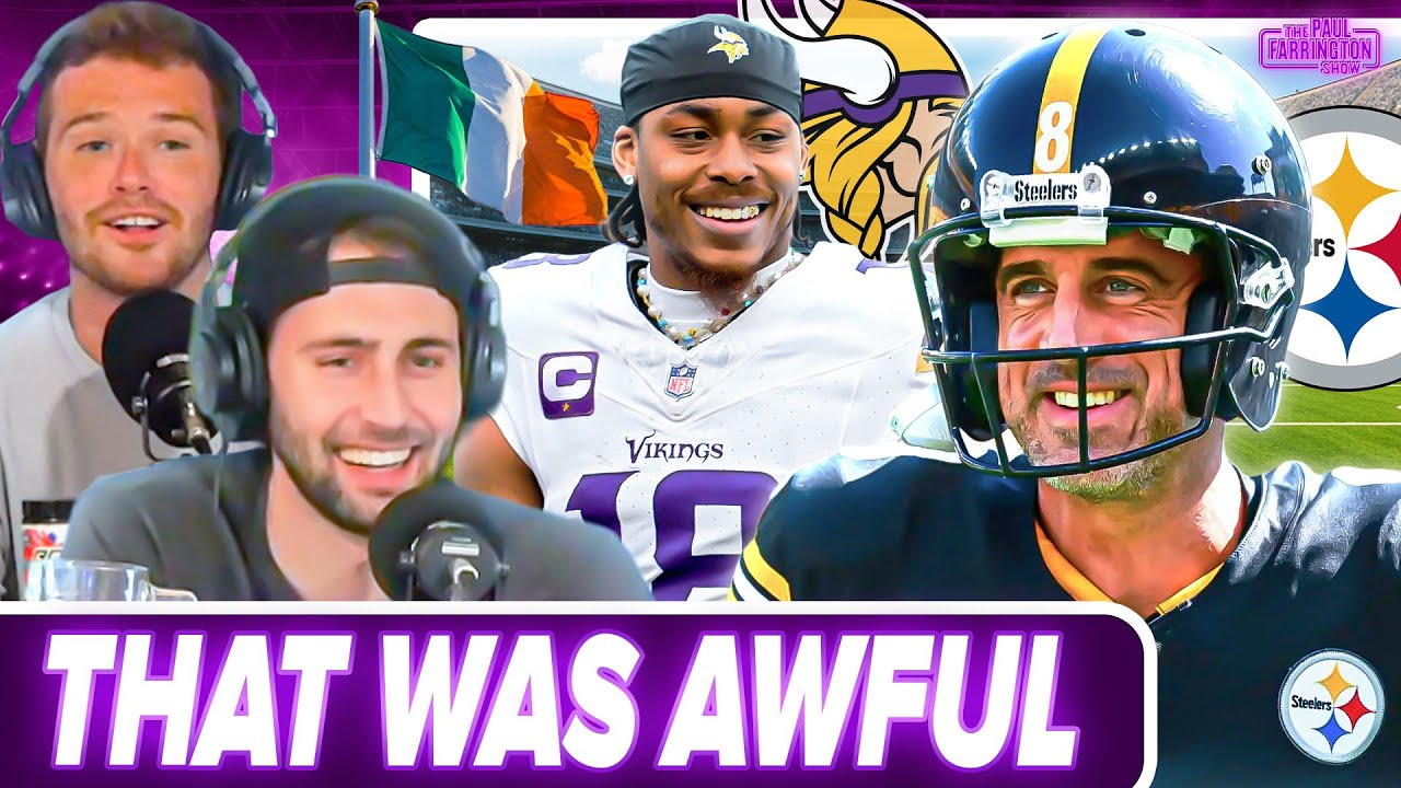 That Was Awful: Vikings DISASTER vs. Steelers, Aaron Rodgers OUTDUELS Carson Wentz | NFL Reaction