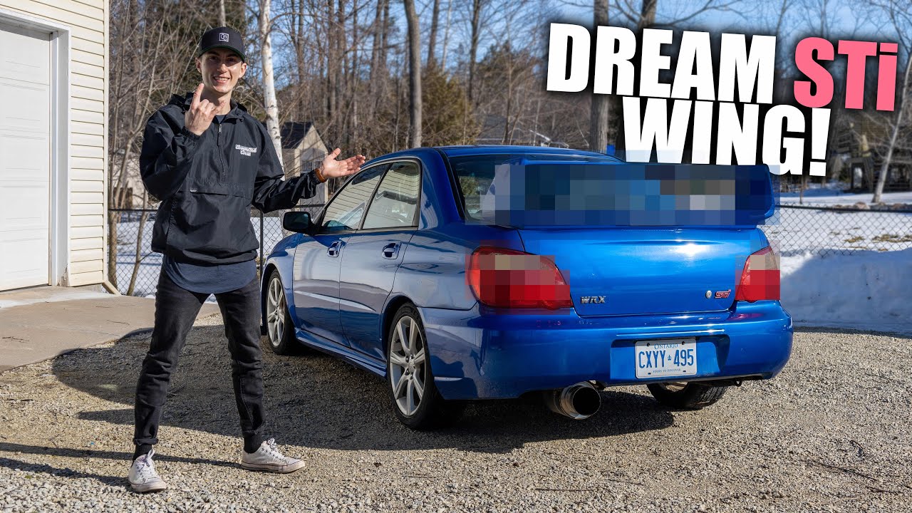 Новые крылья и задние фонари STi для Hawkeye WRX!