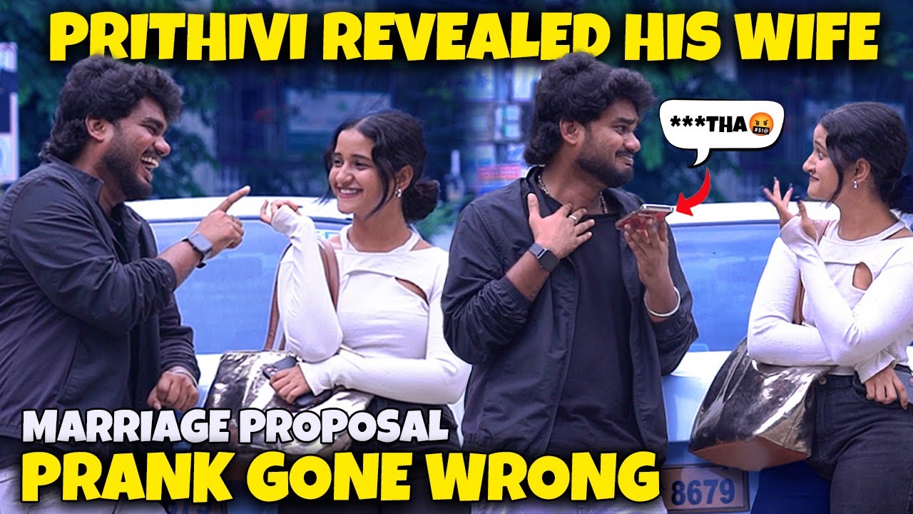 **tha🤬Her Brother Scolded Prithivi😱Marriage Proposal Prank Gone Wrong💔 @Nellai 360*