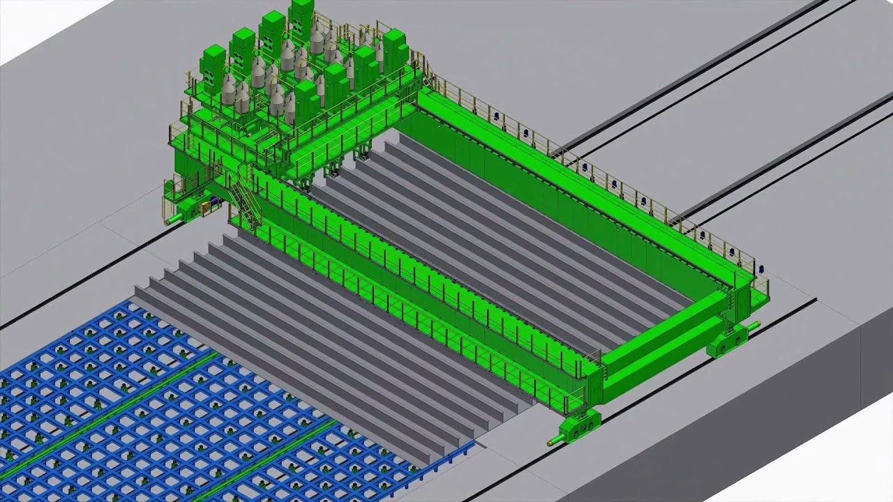 PANEL LINE SHOP / PANEL LINE AUTOMATION / SHIPYARD / SHIPBUILDING 3D