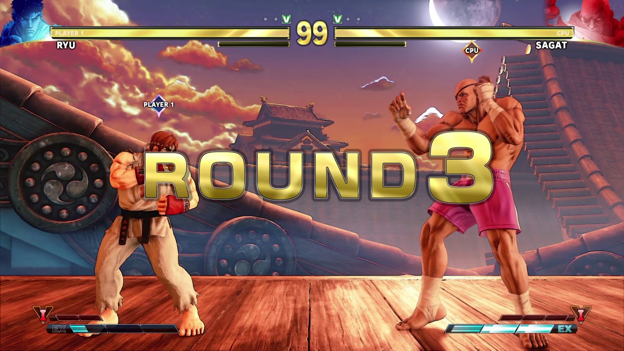 STREET FIGHTER V Ryu vs Sagat