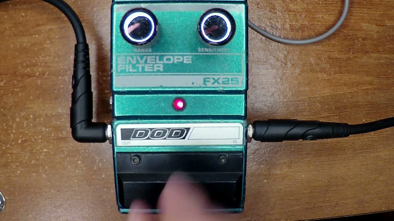 DOD Envelope Filter vintage Bass effect pedal FX25 - Pedal Profile video