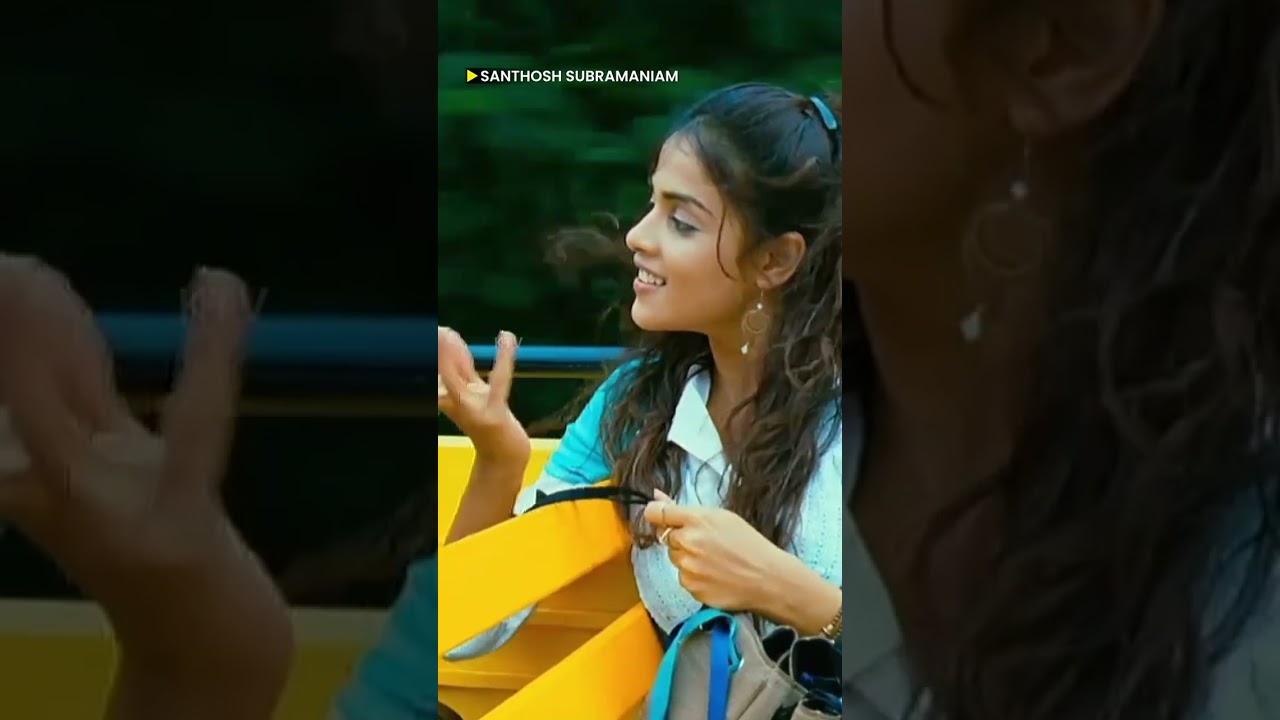 Ha ha hasini நல்ல இருக்குல்ல   #santhoshsubramaniam #ravimohan #genelia #ktv #shorts