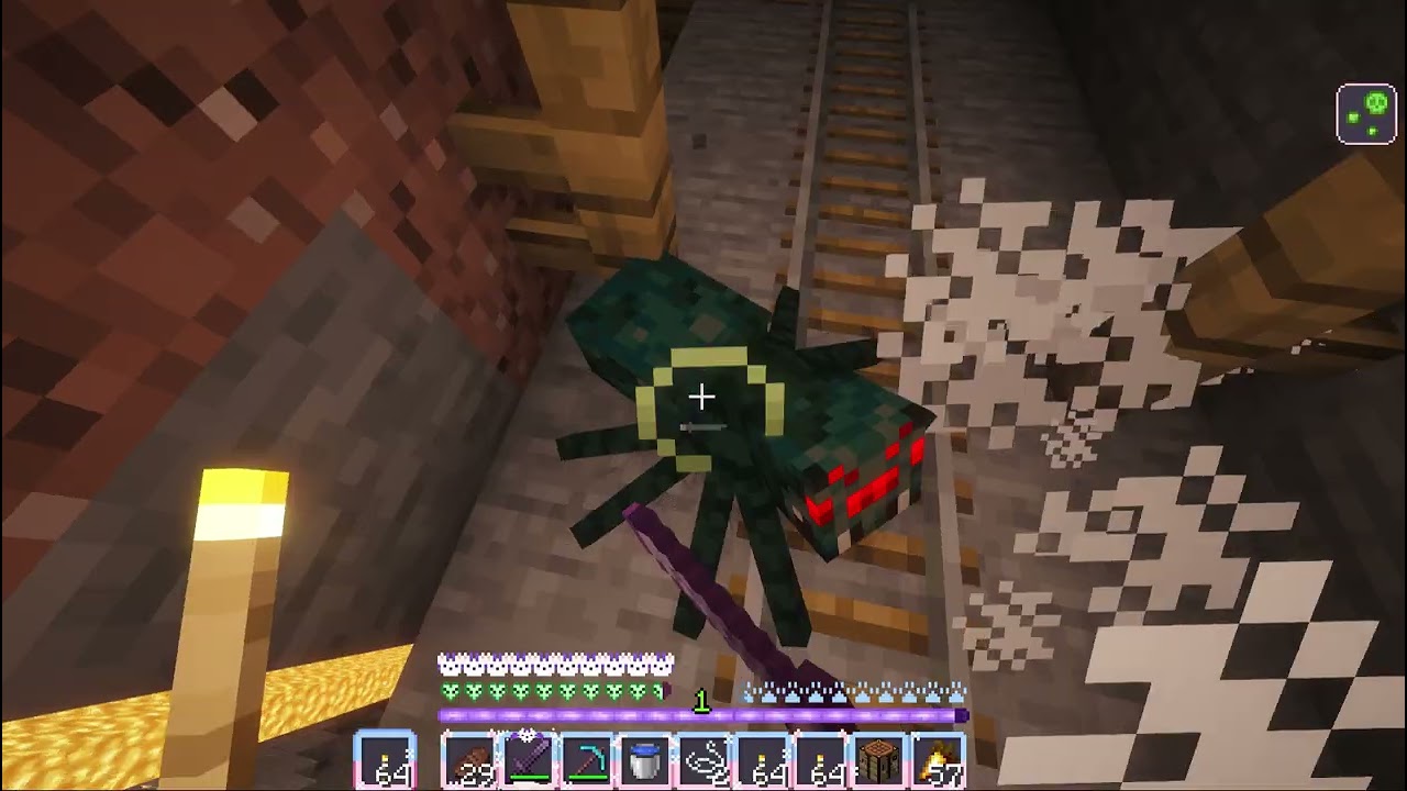 Exploring a new cave! (No Commentary) Minecraft Hardcore Nr.21