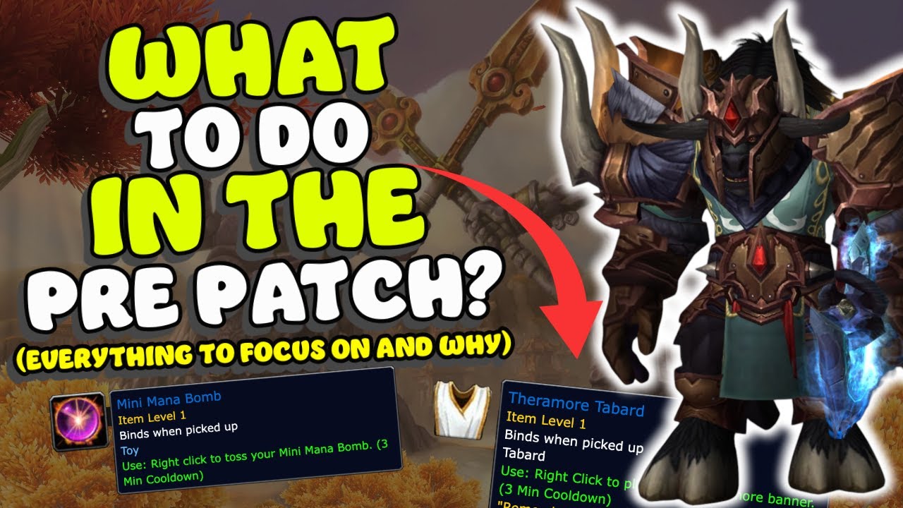 The BEST things to focus on in the Pre Patch | MoP Classic