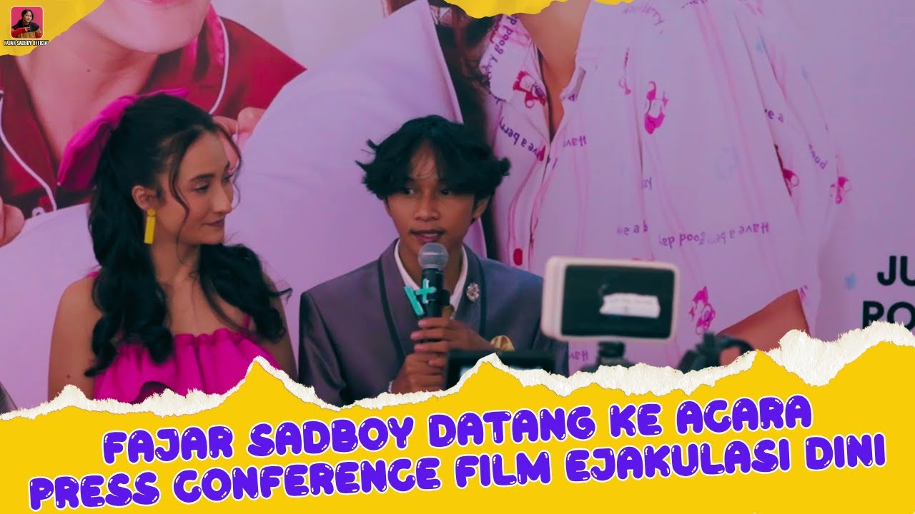 PRESS CONFERENCE FILM EJAKULASI DINI
