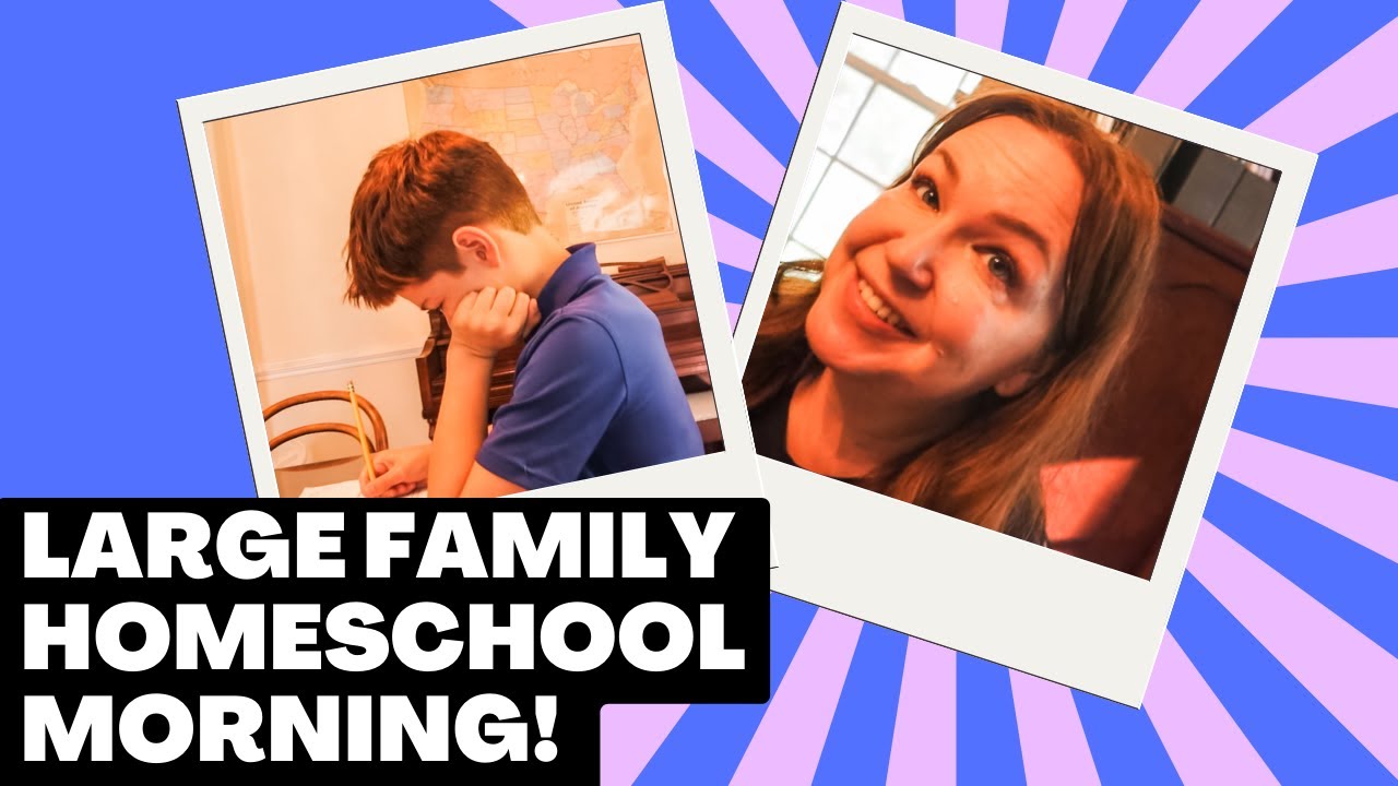 Large Family Homeschool Morning in the Life ||Memoria Press Homeschool Morning