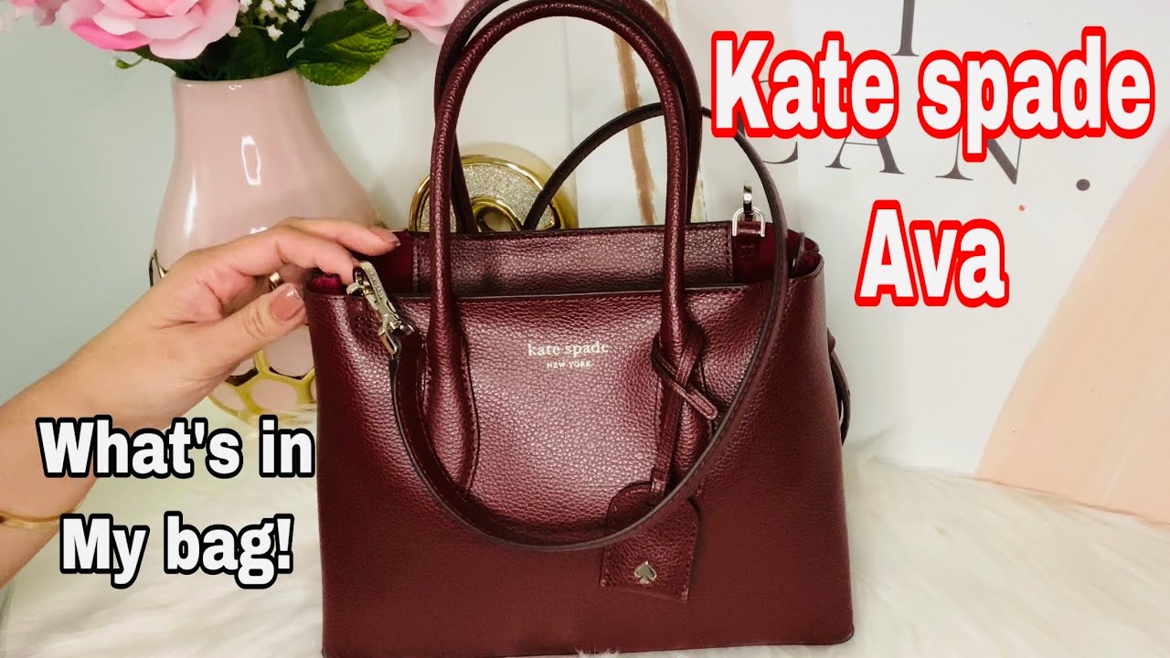 WHATS IN MY BAG!/WHATS FIT IN!/ KATE SPADE AVA!