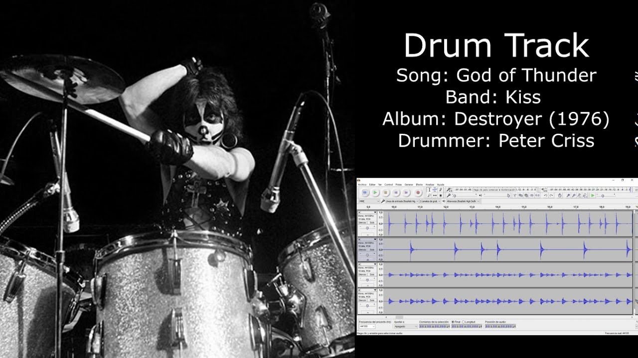 God of Thunder (Kiss) • Drum Track