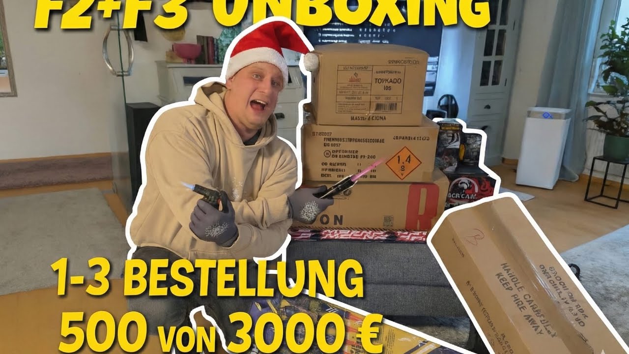FEUERWERK UNBOXING🧨HEIẞE WARE | KLASEK | FUNKE | EL GATO🤯