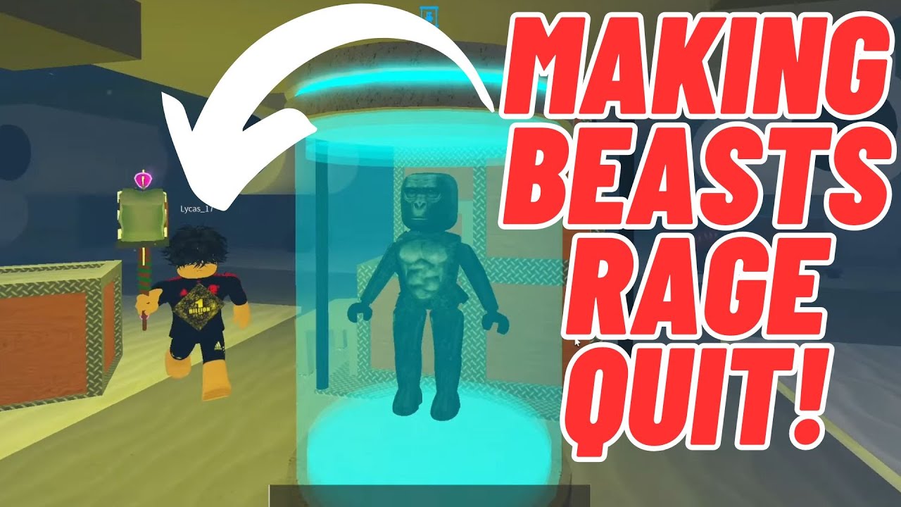 MAKING BEASTS RAGE QUIT IN FLEE THE FACILITY!!!