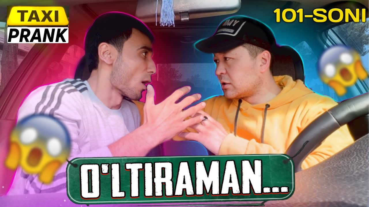 Taksida Prank 101-Soni😀 Trenddagi Gitarist Xusniddin Muxammed bilan Janjal boldi😱