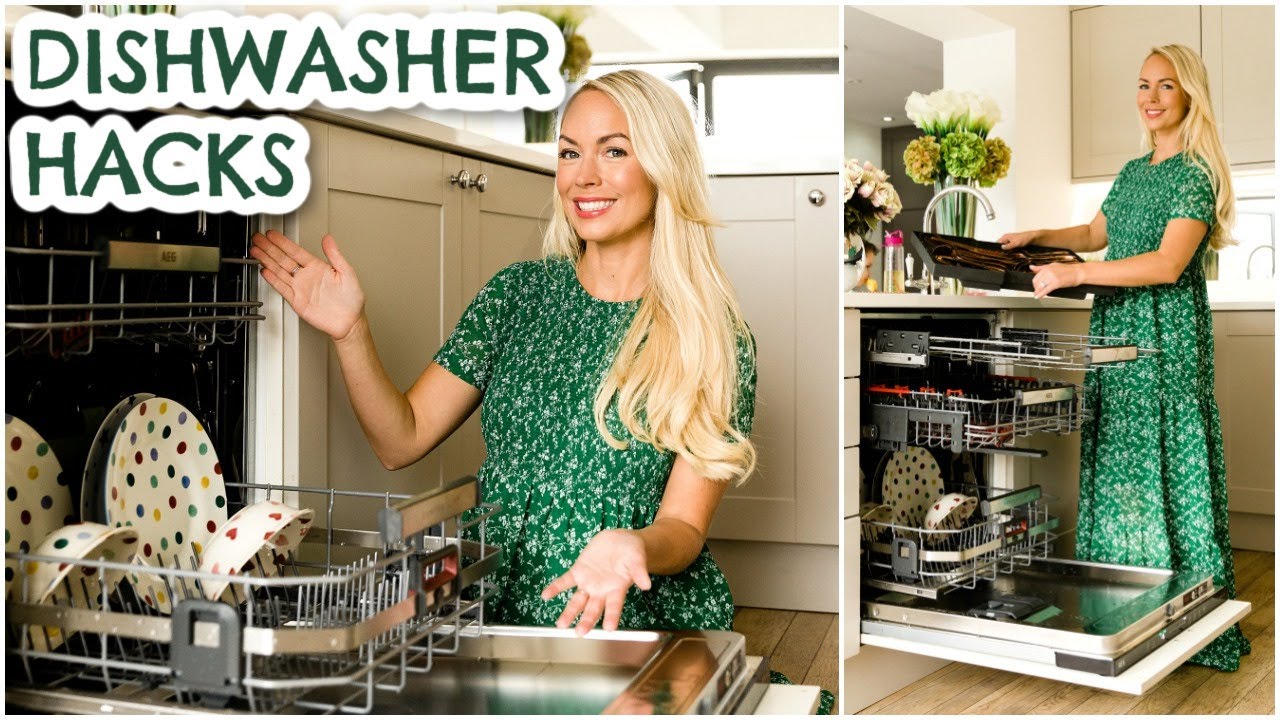 10 LIFE-CHANGING DISHWASHER HACKS & TIPS  |  Emily Norris