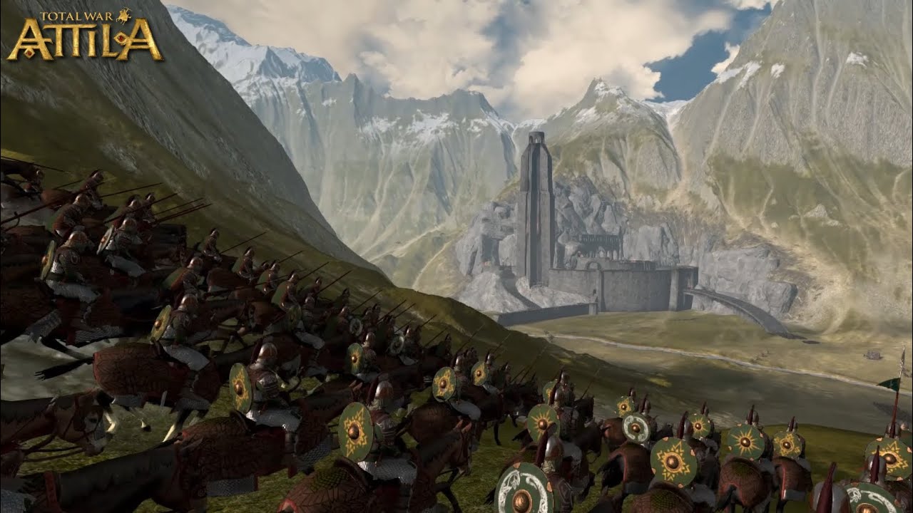 Siege of Helm's Deep - The Dawnless Days - Total War Attila