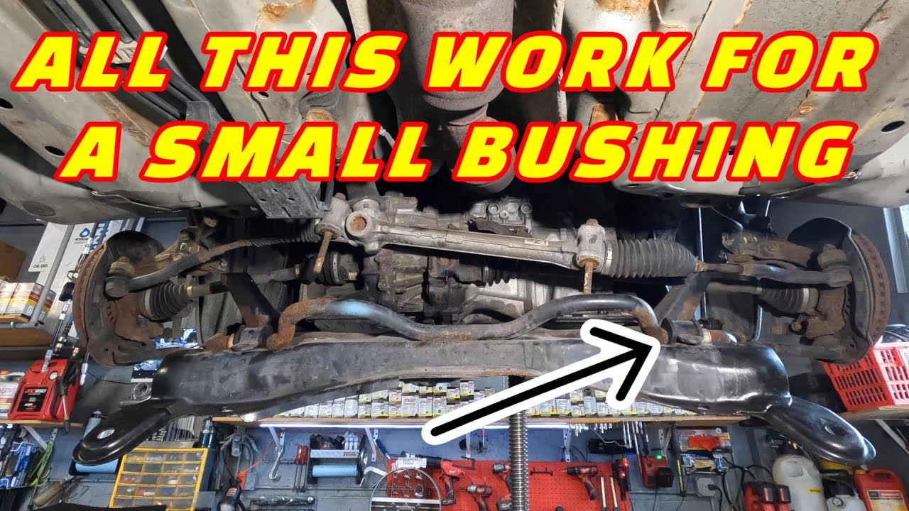 CUSTOMER STATES I HEAR A KNOCKING NOISE! HOW TO REPLACE STABILIZER BAR BUSHINGS ON A TOYOTA YARIS