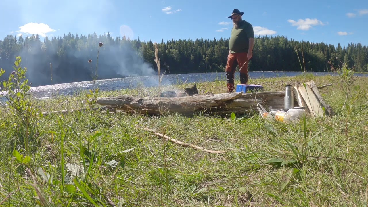 Flugfiske i Ljusnan.