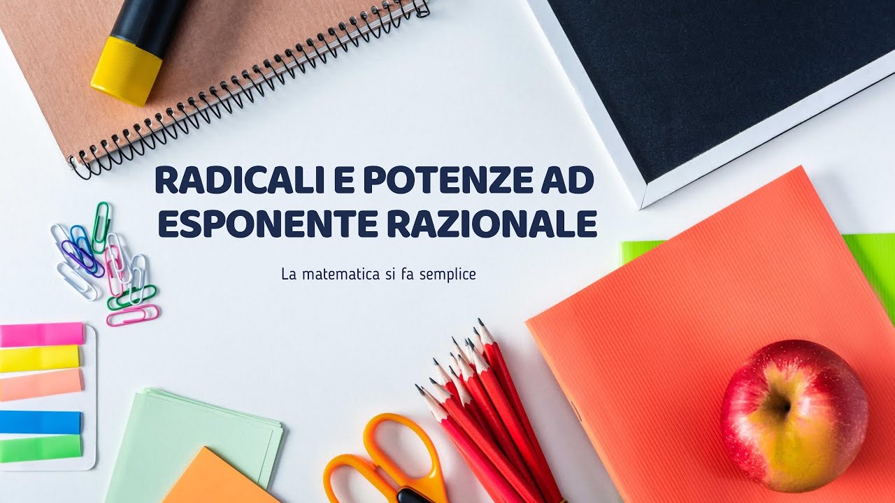 Radicali e Potenze ad Esponente Razionale ↝ Usare le potenze per semplificare i radicali