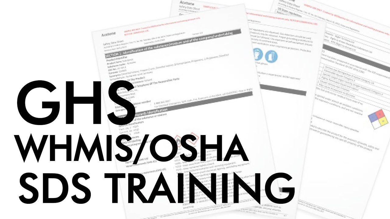 GHS WHMIS/OSHA SDS TRAINING by Ultra Chem Labs