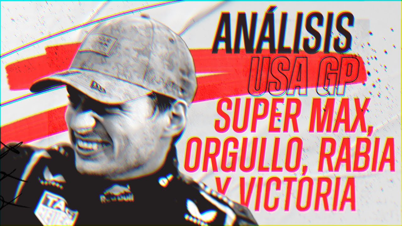 Supermax, orgullo, rabia y victoria. #StreamPassF1 #USGP